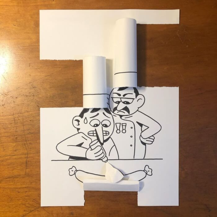 20. Chef and his apprentice... You've got to learn it.