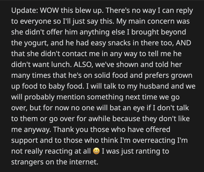 Looks Like OP Is Finally Done Worrying About Her MIL's Approval