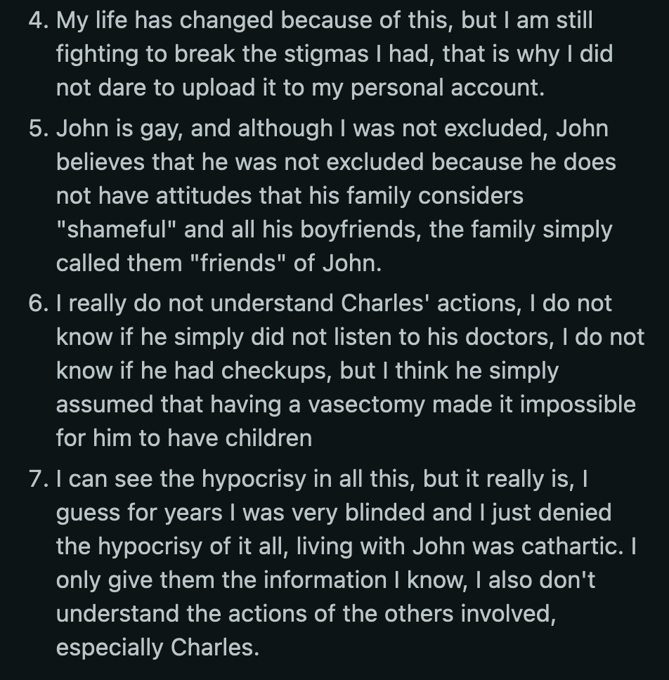OP said she realized how much better life could be when she lived with John.