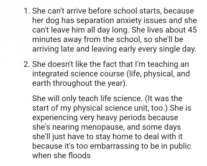 And the reasons start coming in