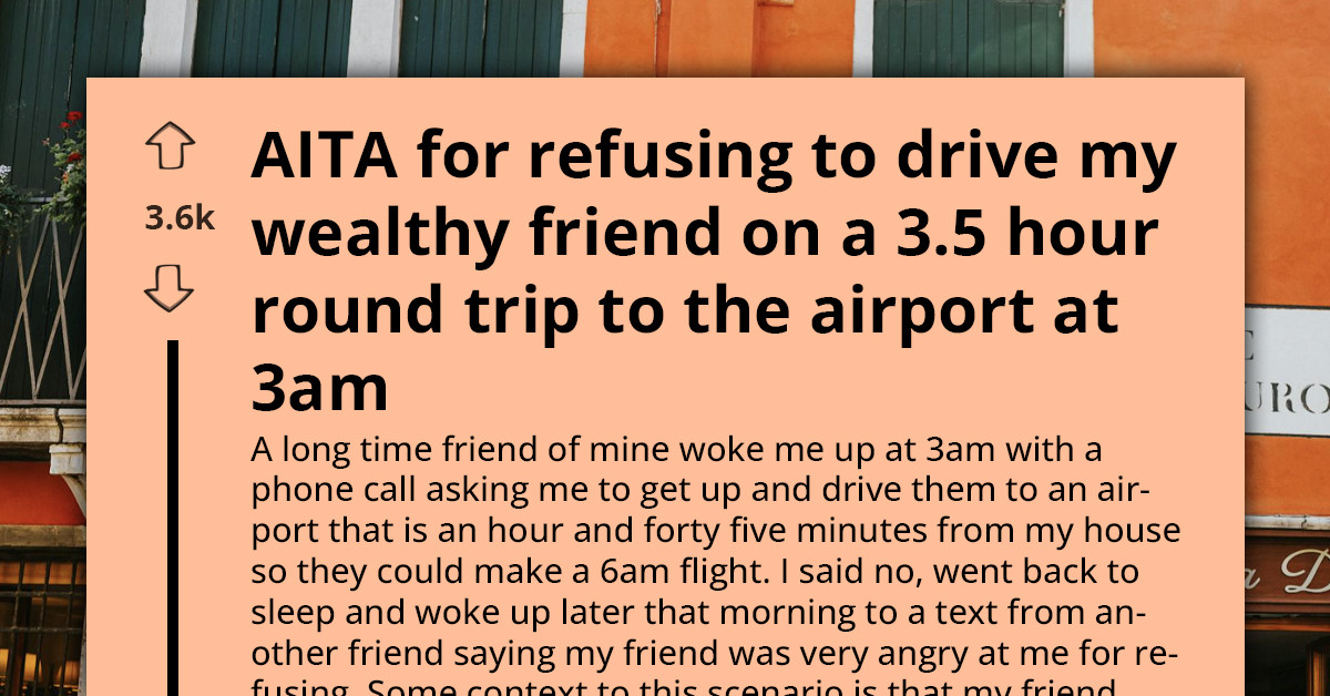 A $600 Gift Seemed Generous - Until It Turned Into A Full-Time Chauffeur Job