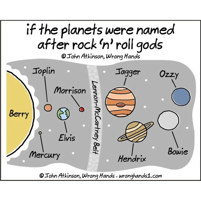 17. Rock 'n' roll planets.