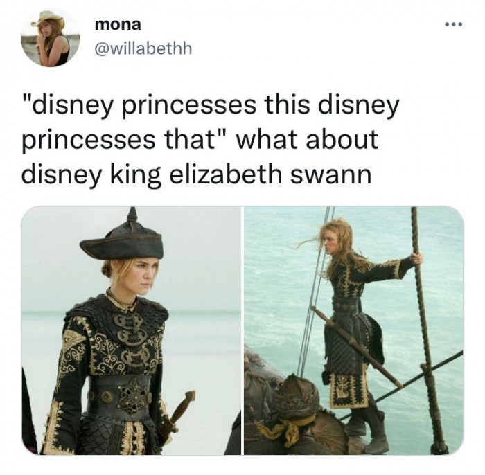 16. She is the true king of them all.