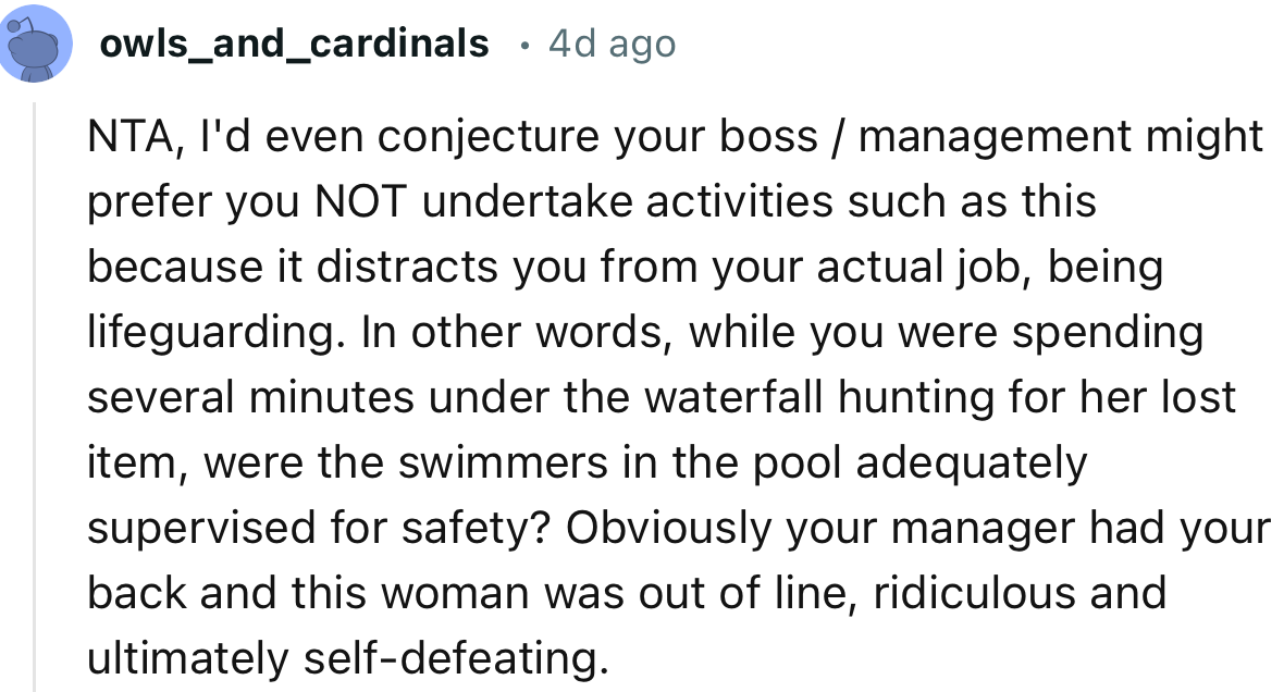 “NTA, I'd even conjecture your boss/management might prefer you NOT undertake activities such as this because it distracts you from your actual job.”
