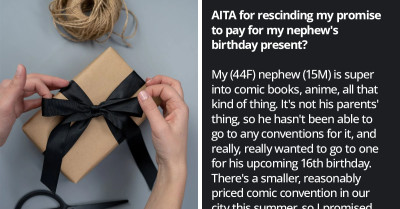 Man Takes Back His Promise To Pay For Nephew's Birthday Present Due To His Rude Comments About His Autistic Daughter