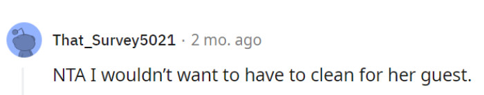 Who wants to play custodian for uninvited guests?