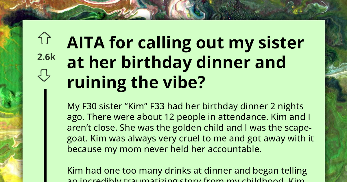 Birthday Vibe Gets Ruined As Woman Dares To Counter Family’s Golden Child For Being So Inconsiderate