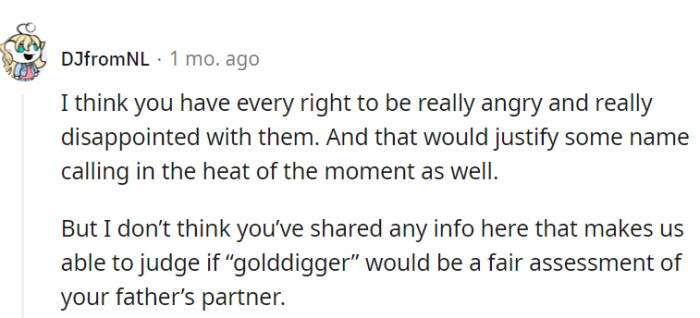 OP has the right to be angry. No doubt about that.