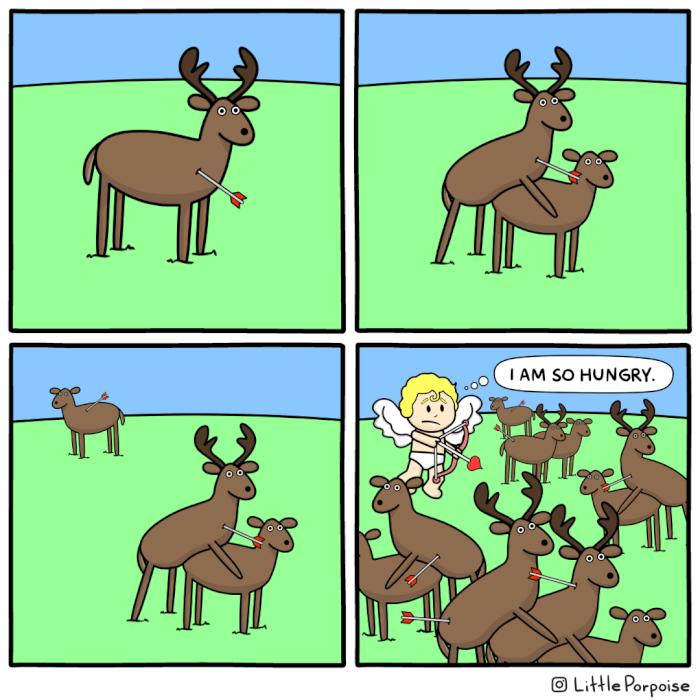 4. The hunt is going well, I presume