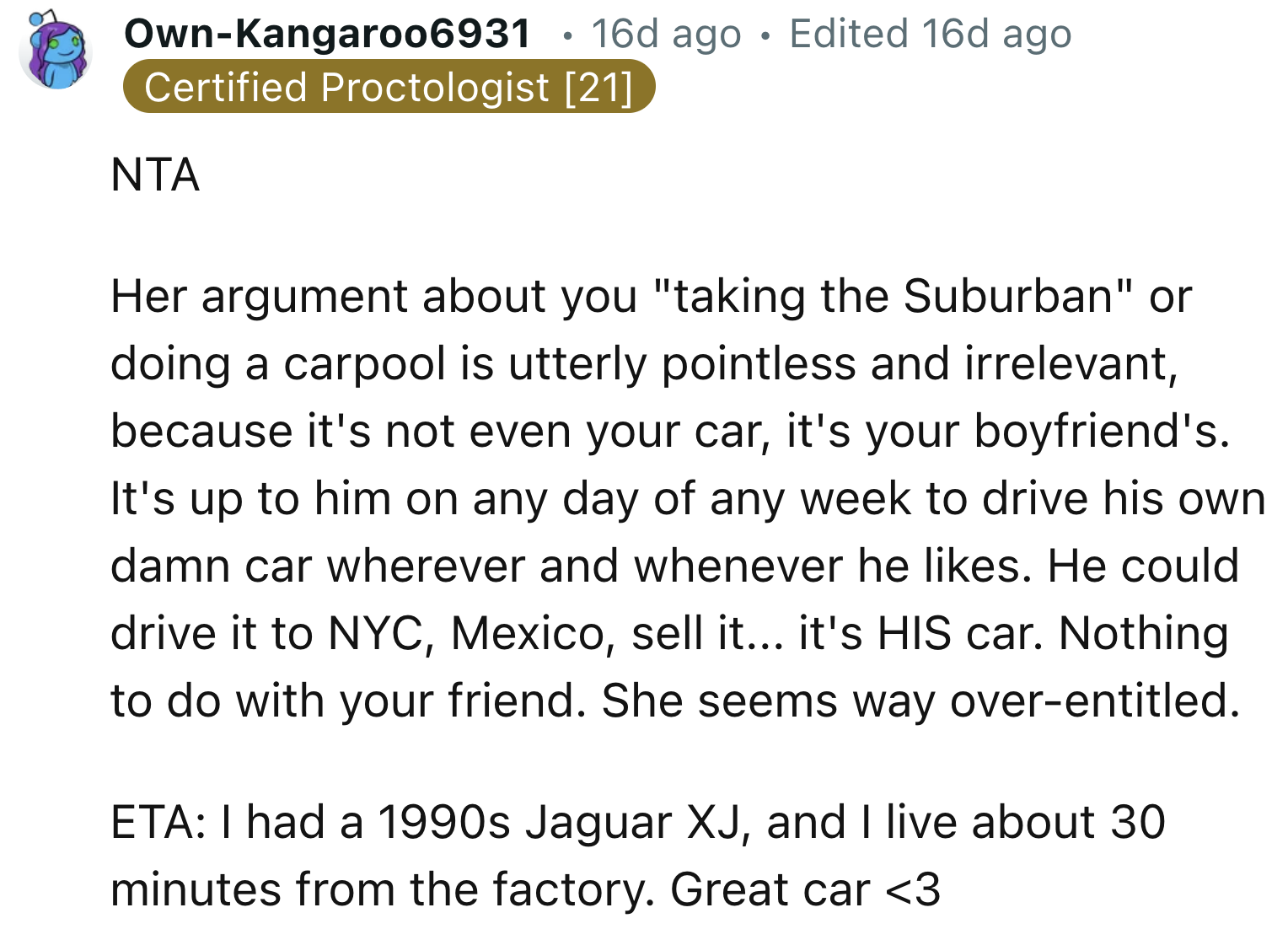 A Pointless and Irrelevant Argument