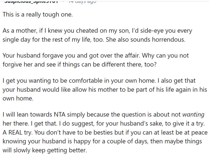 This Redditor has a more balanced approach: