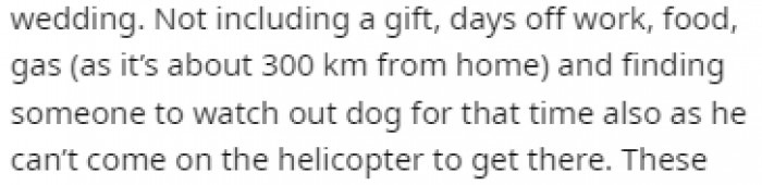 They asked OP's boyfriend to be their best man, but OP could only think about how expensive that would be for them