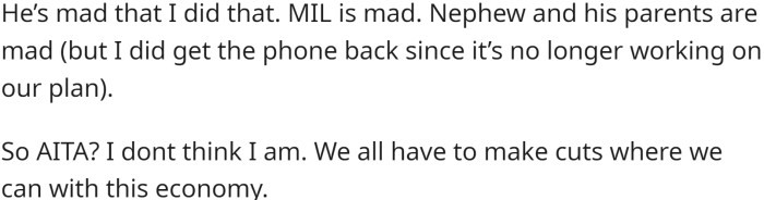 OP's husband was upset with her for canceling the plan, leaving OP feeling gaslighted and wondering if she was wrong.