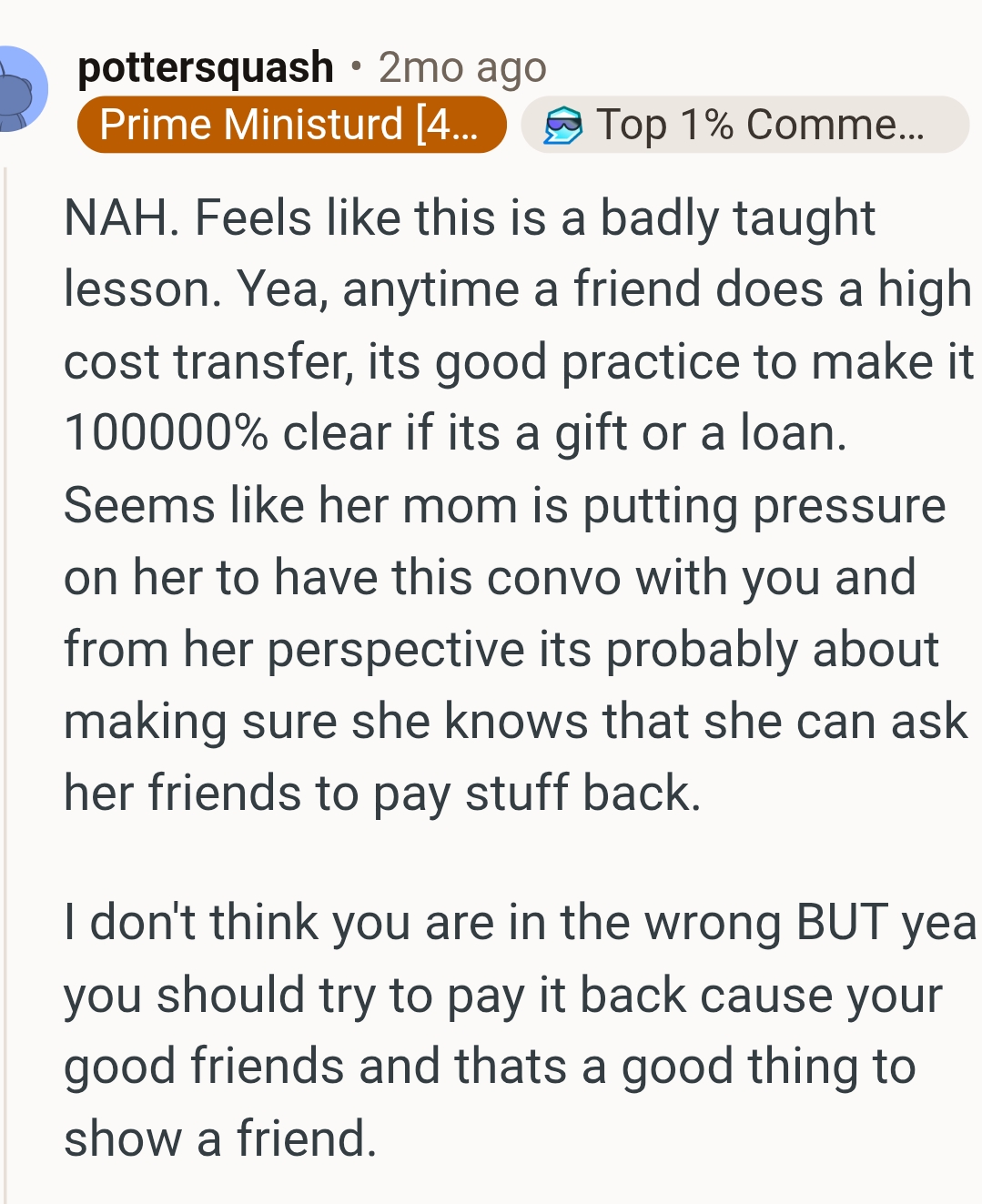 A badly taught lesson