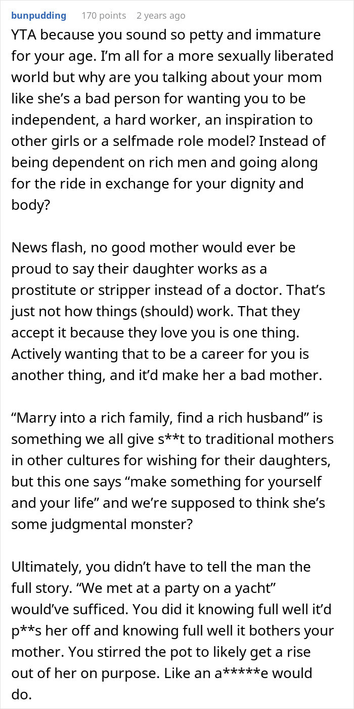 This Redditor has it out for OP and they're not holding back at all