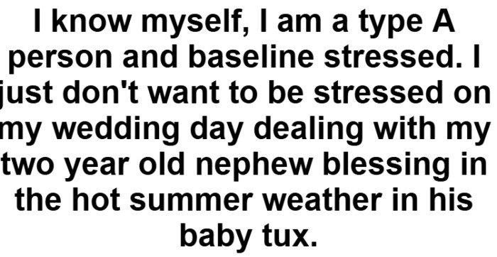 This is about keeping her day manageable. She can already picture how overwhelmed she might feel.