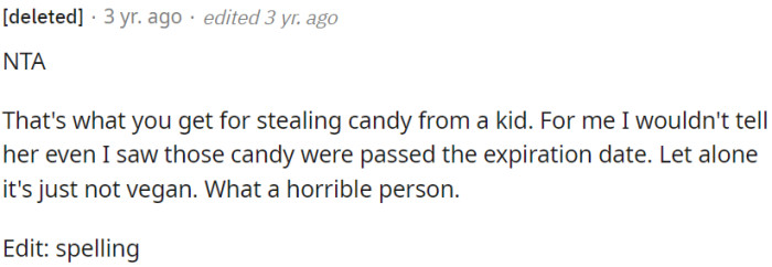 OP's neighbor is a horrible person.