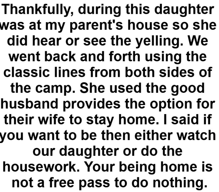 This is when things really started to get heated, and they were actually arguing.