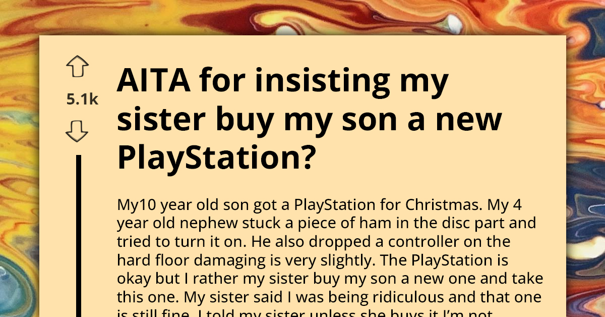 Woman Asks If It's Okay To Demand New PS5 After Nephew Stuck Ham In It, And It Is Still Working