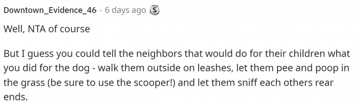 A bit of humor in this one, but I mean honestly, what did they expect?