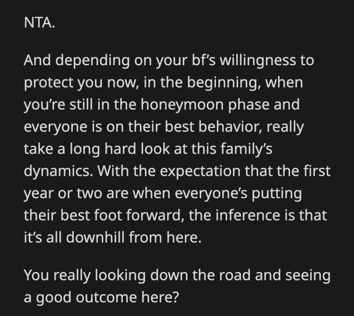 People tend to want to make good first impressions, and this is their best? Run, OP!