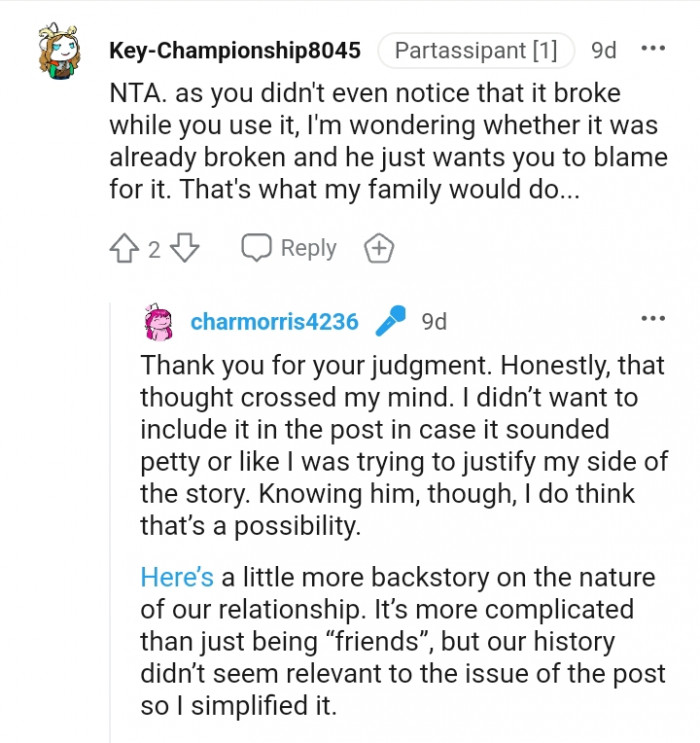 The OP didn't want to include this piece of information in the post