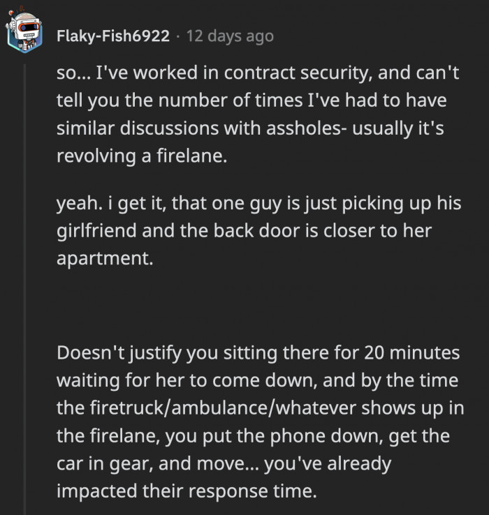 They will always have excuses, but if it’s a matter of safety, then it shouldn’t be justified