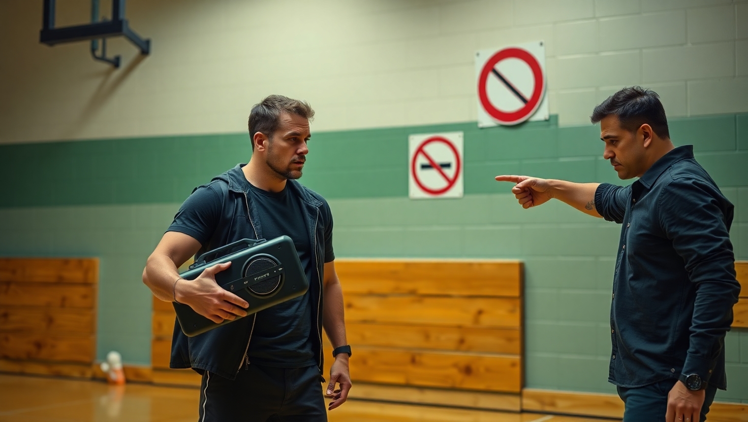 AITA for Asking Gym-Goer to Lower Music Despite No Speakers Policy?