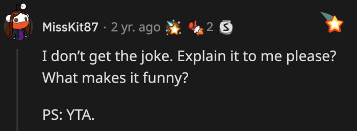 Explain it, OP. Go on!