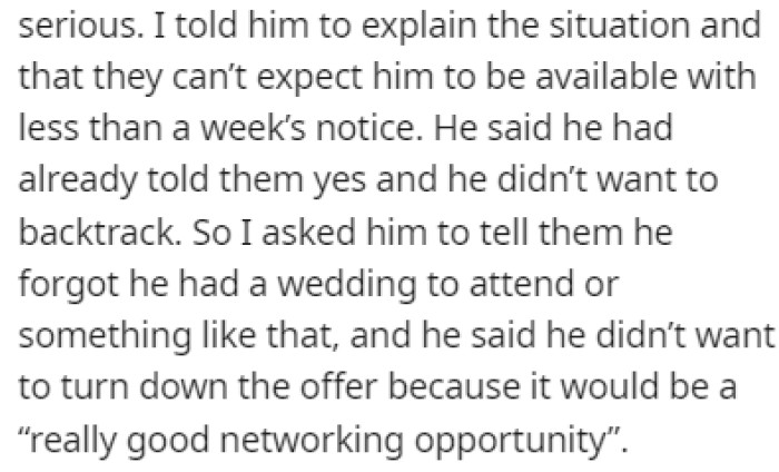Paul made it clear that he already made a decision and he doesn't plan on changing his mind