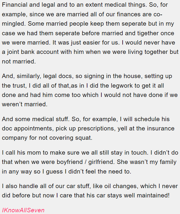 17. Increased responsibilities.