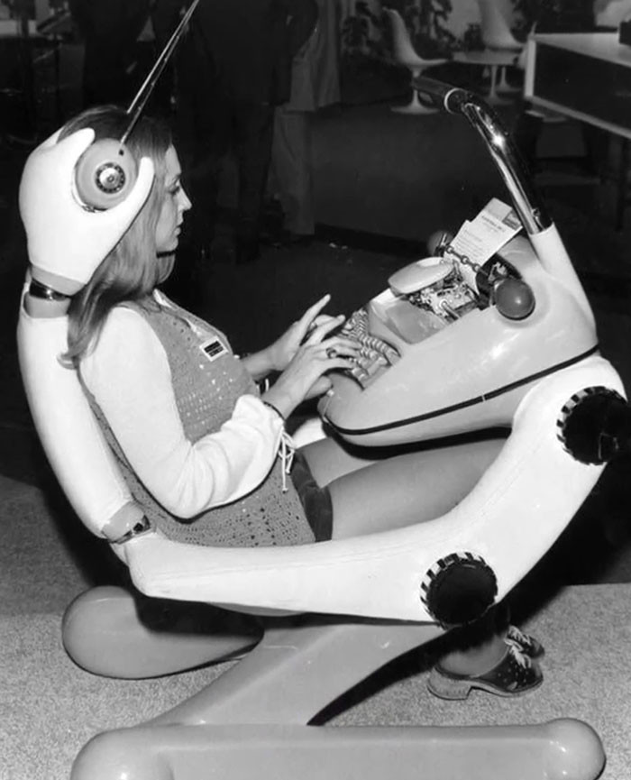 Typist Of The Future - Circa 1970