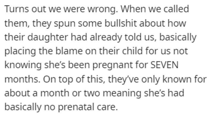 OP Contacted the Girlfriend's Parents and Realized That They Weren't on the Same Page Regarding Their Kids' Relationship