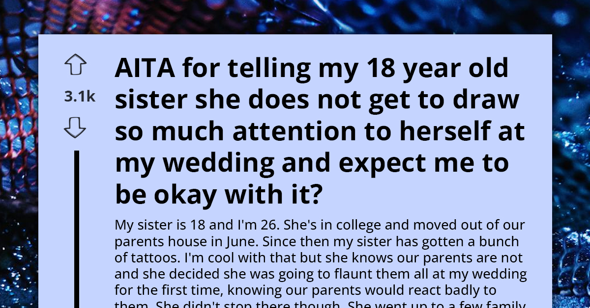 Moment Bride's Sister Hijacks Her Wedding To Show Off Her Tattoo And Cause Drama