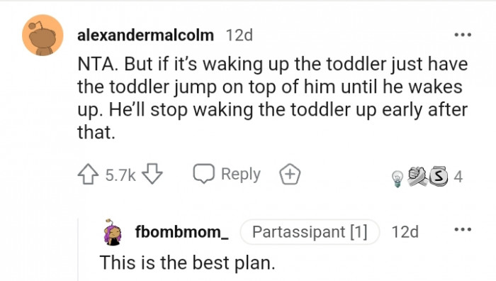 What to do to make him stop