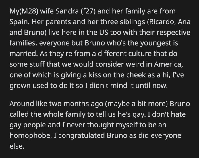 Bruno wanted to know what he did wrong so he can apologize properly
