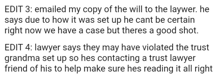 The third and fourth edits