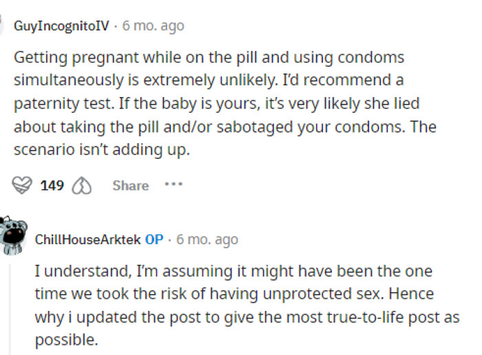 OP provided more details about how this may have happened because some people were a little skeptical in the comments about the authenticity of his situation.