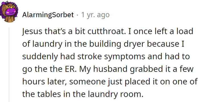 But another Redditor said it's a bit of an extreme method