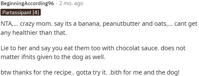 Deceptive Yet Healthy Treat Idea for Both Human and Dog Consumption.