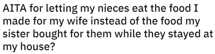 The original question: