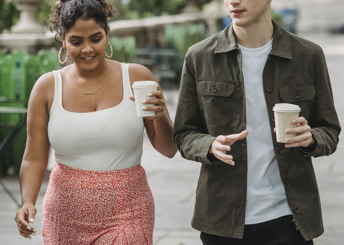 You can feel the awkwardness between the two.