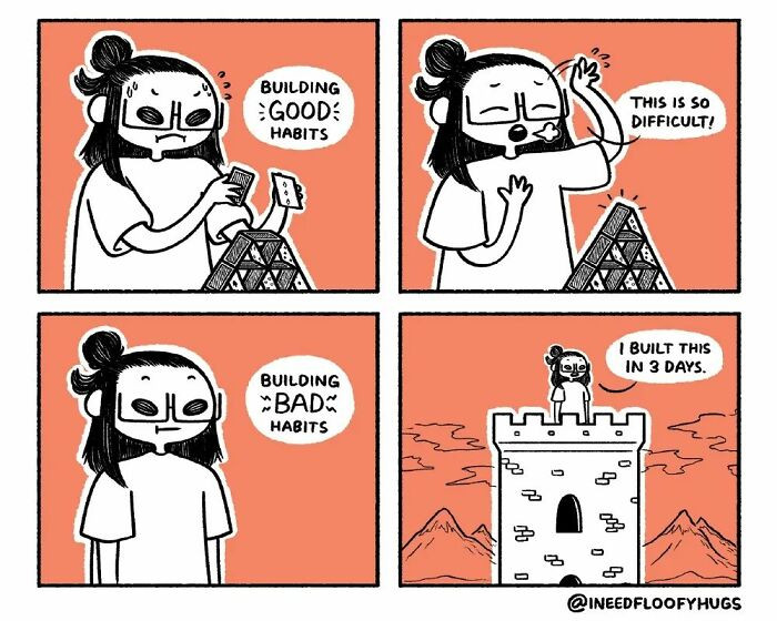 24. I guess that is just how we love bad habits.