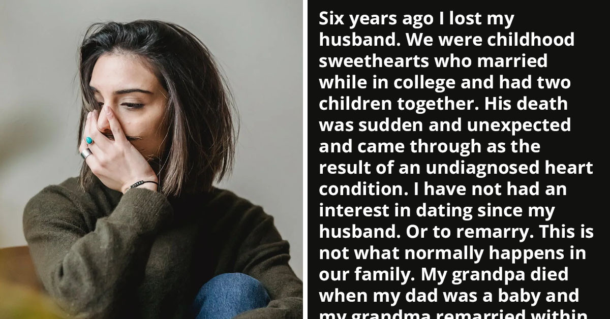 Woman's Family Is Pressuring Her To Move On After The Loss Of Her Husband So Her Kids Could Have Two Parents