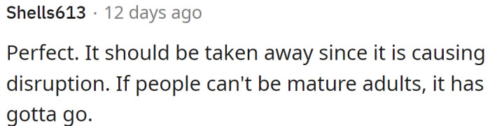 This is how parents usually deal with their kids fighting over something