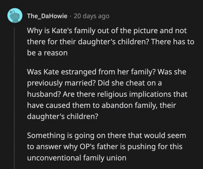 Where is Kate's side of the family in all of this drama?
