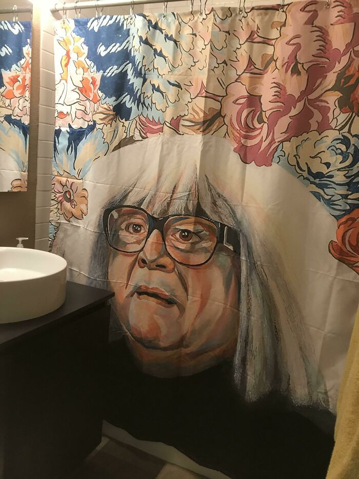 "My Girlfriend Let Me Choose Our Shower Curtain"
