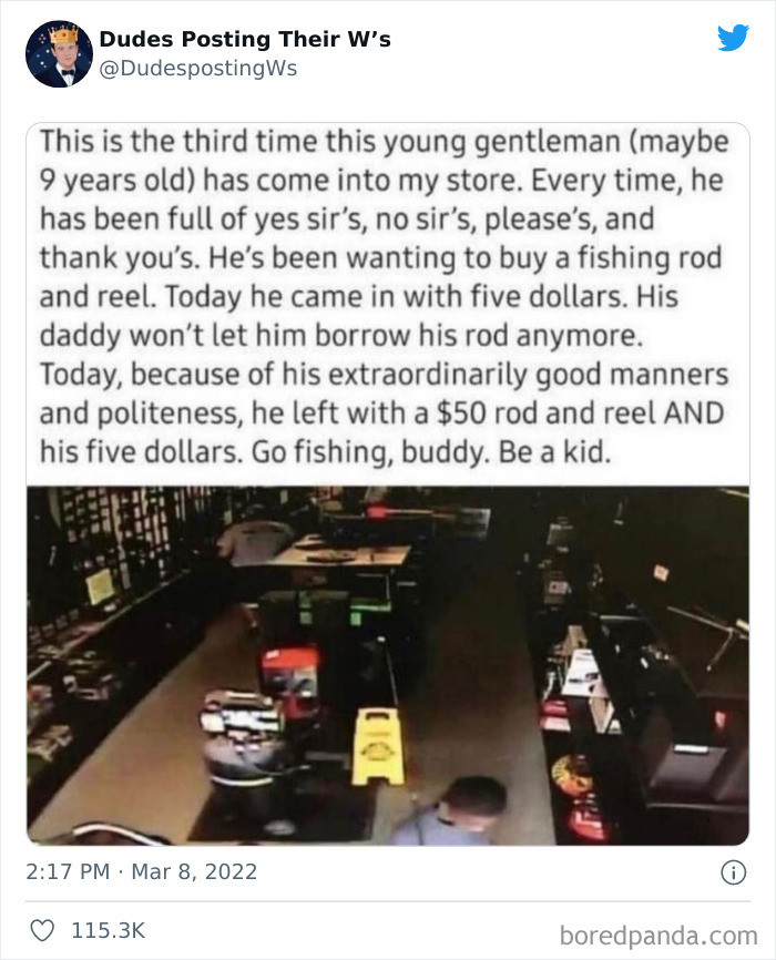 3. Go fishing, buddy, and be a kid