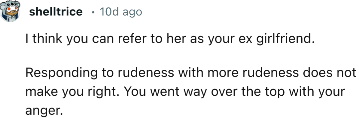 “Responding to Rudeness with More Rudeness Does Not Make You Right.”