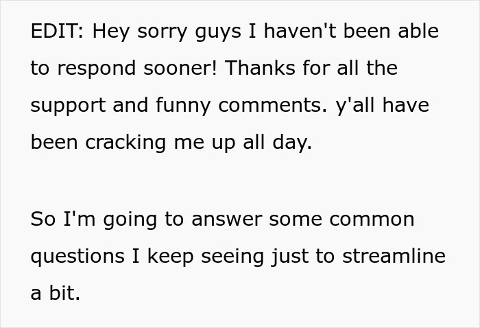 People flocked in to support her and posted many questions. OP was kind enough to entertain some.